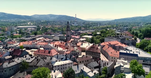 starówka, rynek, katedra, lotnicze, dron