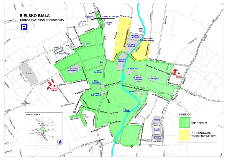Większa strefa płatnego parkowania w okolicach Sfery!