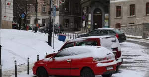 zima, śnieg, odśnieżanie, wzgórze
