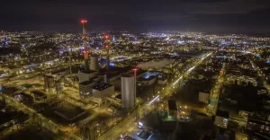 bielsko, bielsko-biała, noc, lotnicze,