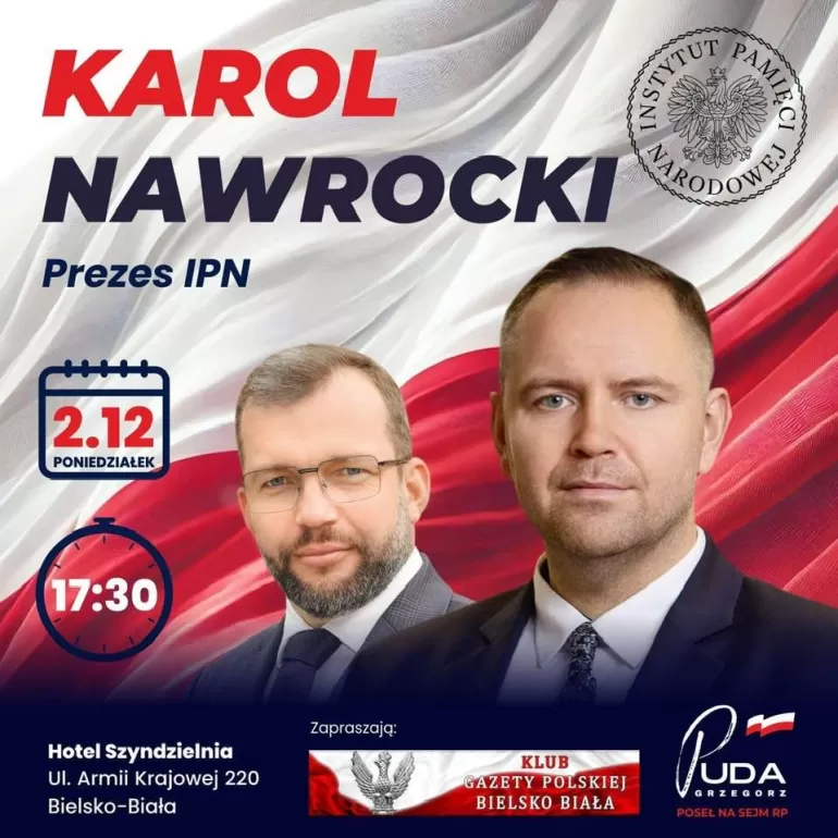 Spotkanie z Karolem Nawrockim, prezesem IPN i kandydatem na prezydenta