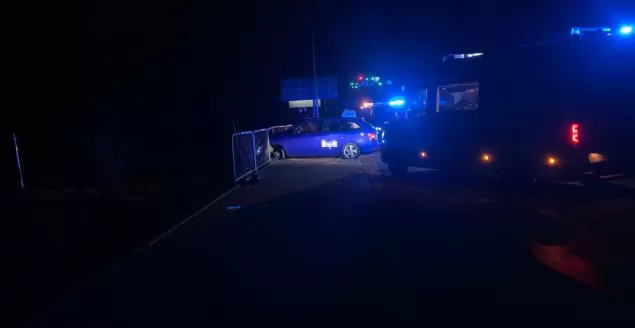 Pościg za taksówką zakończony kolizją - 13.03.2023