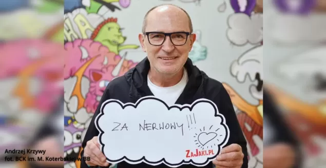 Akcję wspiera Andrzej Krzywy z Daab i De Mono