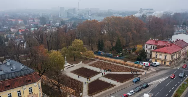 Park Włókniarzy w Bielsku-Białej - 23.11.2022