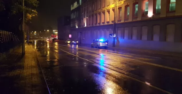 Potrącenie pieszego na ul. Żywieckiej - 2.11.2017