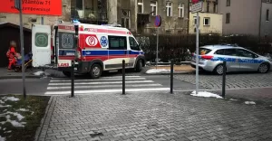 Potrącenie w rejonie ronda Wałowa / Barlickiego