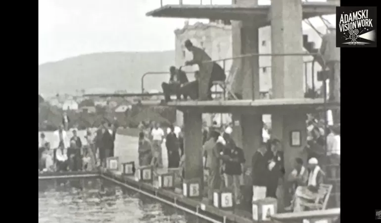 Sportowe emocje sprzed lat - XVI Mistrzostwa Polski w pływaniu na basenie Panorama w 1937 r.