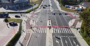 Zmiany na Cieszyńskiej. Dopuszczono zawracanie na jednym ze skrzyżowań
