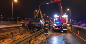 Kolizja na al. Andersa - 18.12.2018