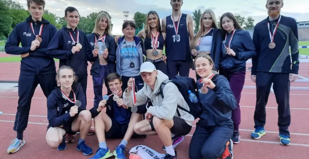 Grad medali zawodników KS Just Team na zawodach w Raciborzu